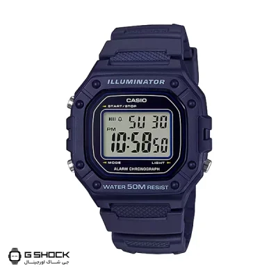 ساعت مچی زنانه و مردانه کاسیو مدل CASIO-W-218H-2AVDF